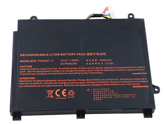 Remplacement Batterie De PortablePour CLEVO P950HR