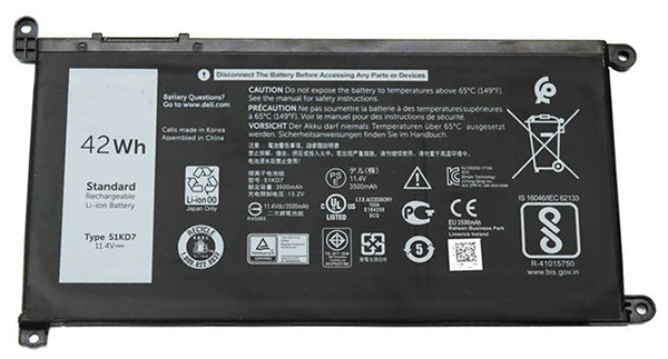 Remplacement Batterie De PortablePour Dell Chromebook 11 3189