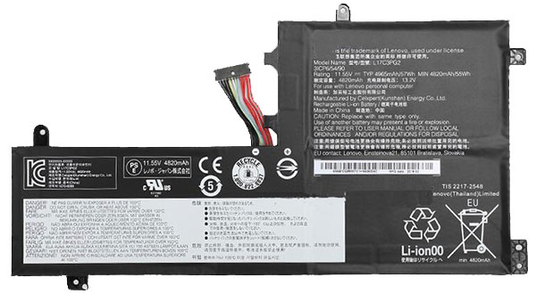 Remplacement Batterie De PortablePour LENOVO L17M3PG2